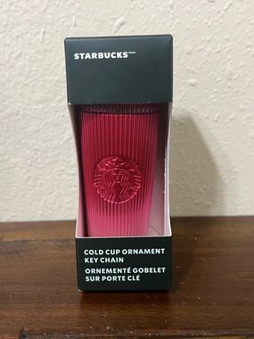 Starbucks Pink Ombré Cold Cup Ornament